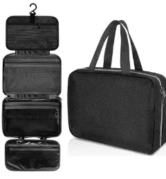 Travel Hanging Toiletry Bag | Waterproof Cosmetic Organizer