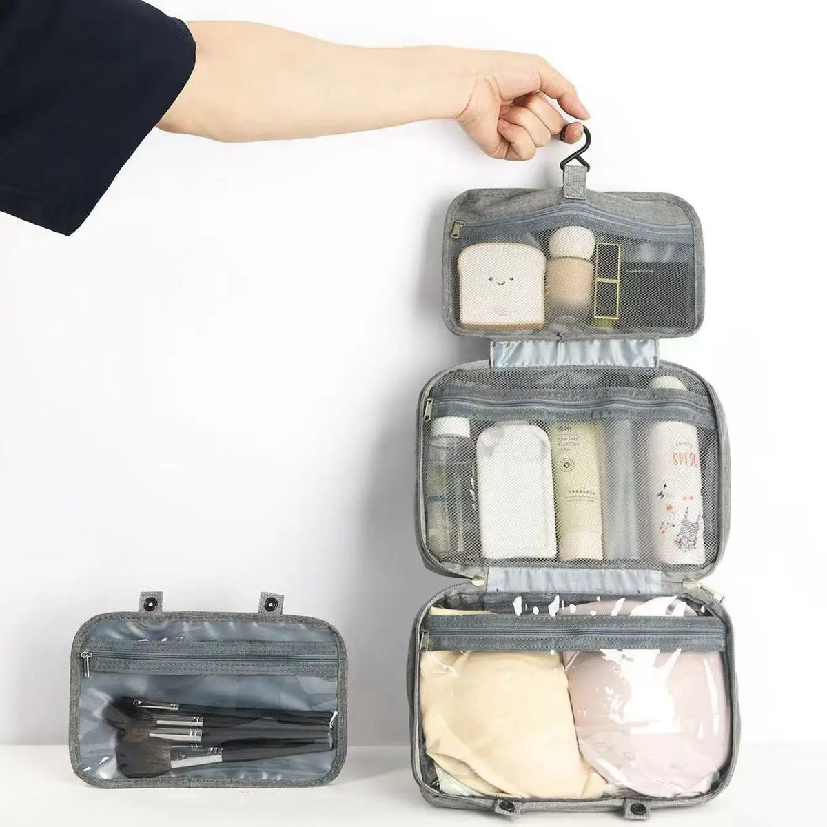 Travel Hanging Toiletry Bag | Waterproof Cosmetic Organizer