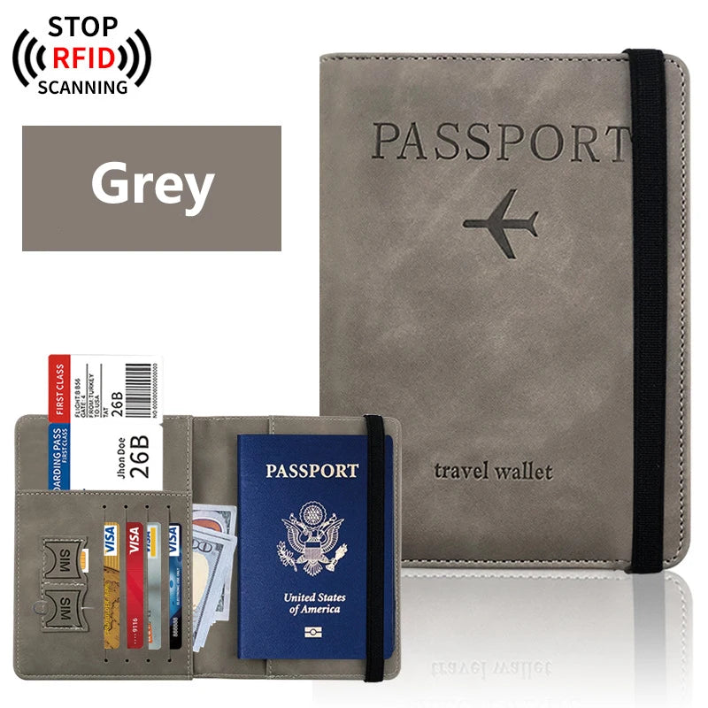 RFID Passport Wallet for Travel | Premium Travel Document Holder