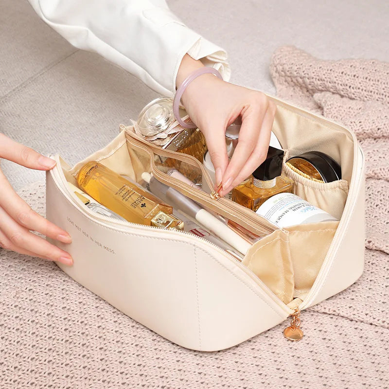 Large Capacity Cosmetic Bag | Travel Organizer | Habibi Journey