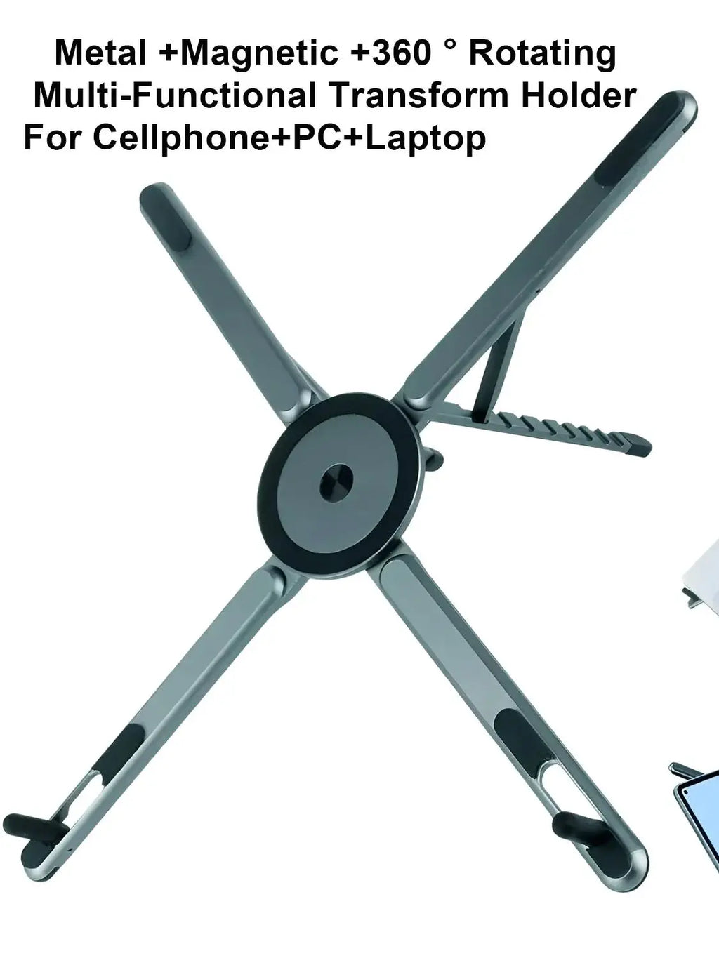 Magnetic Foldable Stand | Phone, Tablet & Laptop Holder 360°